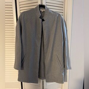 Gray wool coat size medium
